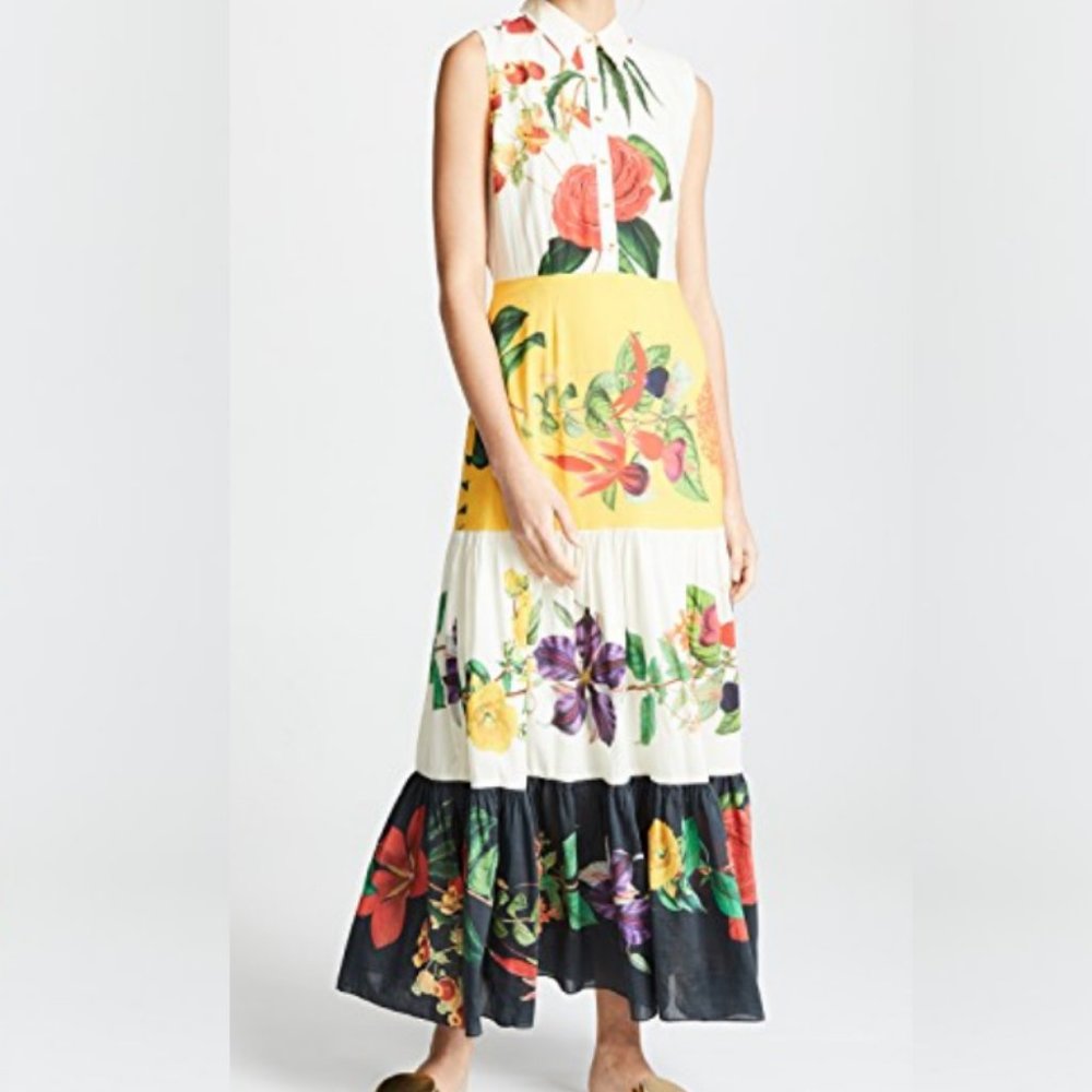 Carolina K Natalie Sleeveless Dress Small
